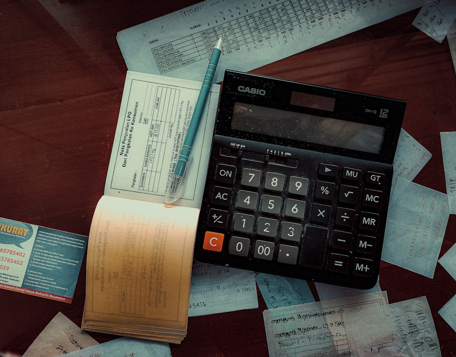 Photo Budgeting dashboard