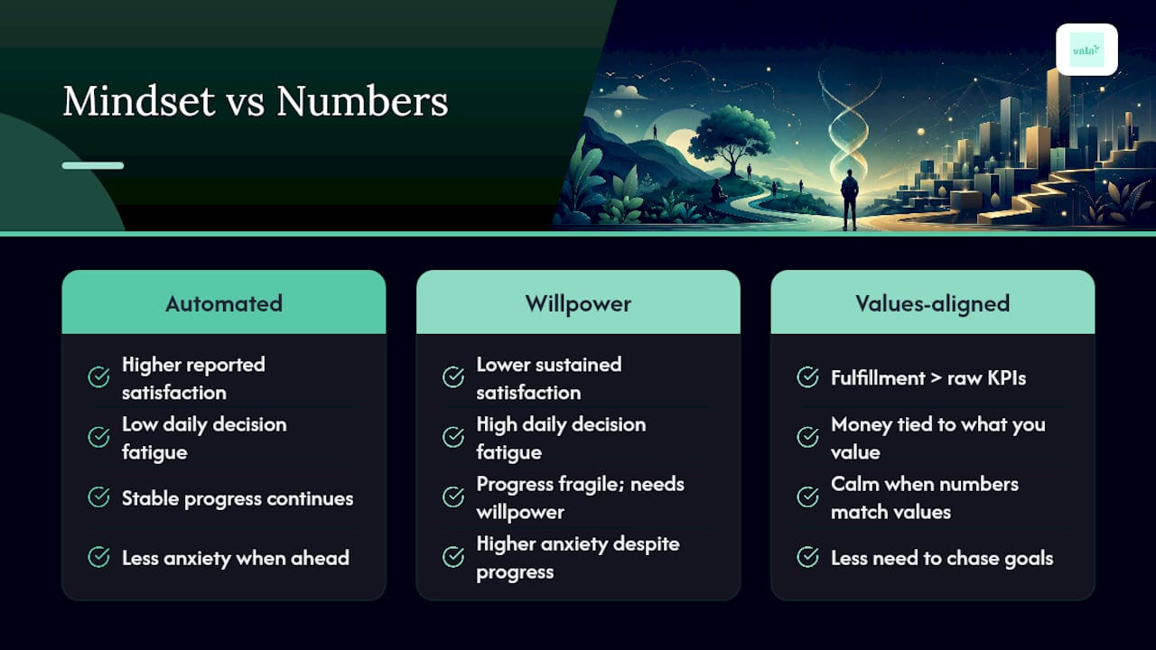 What Does It Really Mean To Define Financial Success? 2 Why Does Mindset Matter as Much as the Numbers? — overview diagram