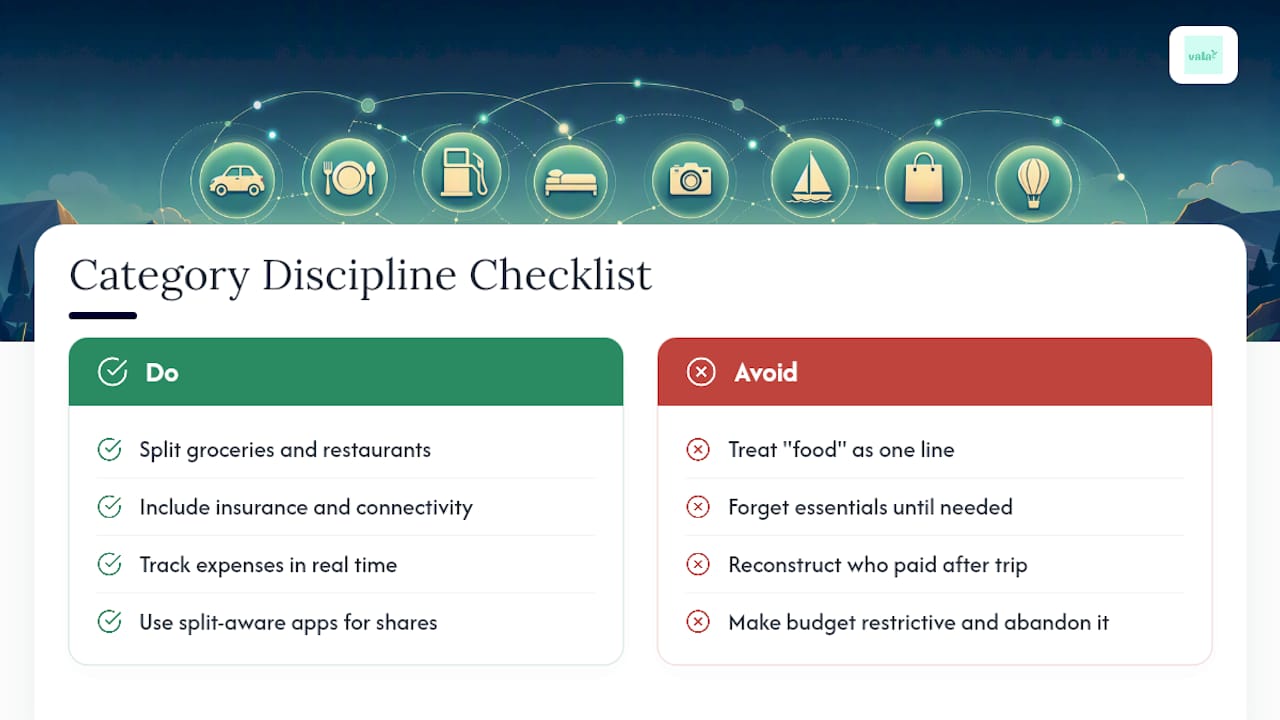 Stop Post Trip Fights: 8 Travel Expense Categories For Couples &Amp; Groups 3 Why Category Discipline Changes How a Trip Actually Feels — overview diagram